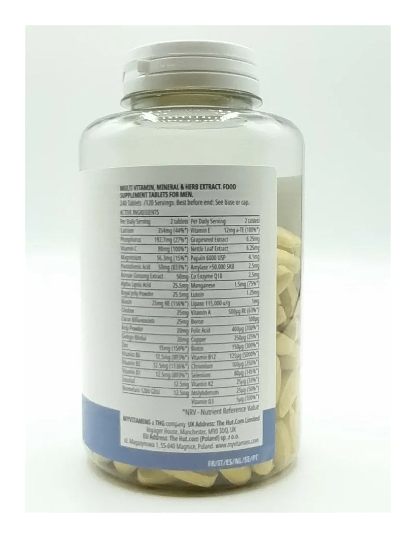 Myvitamins Alpha Men - 240 Tablets - Men's Health