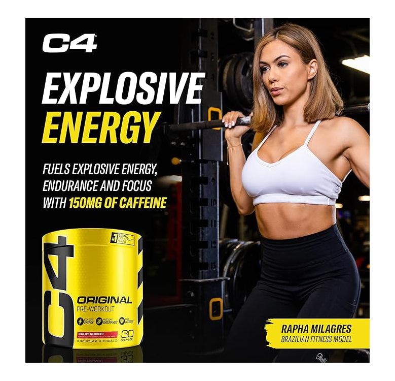 CELLUCOR C4 Original Pre-Workout - Icy Blue Razz 60 servings - - Pre-Workout