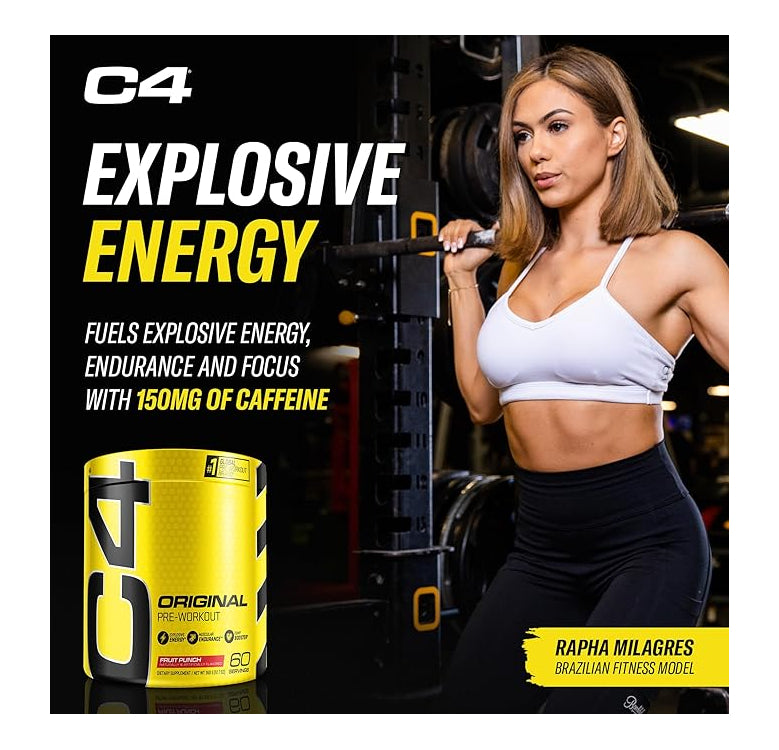 CELLUCOR C4 Original Pre-Workout - Cherry Limeade 60 servings - - Pre-Workout