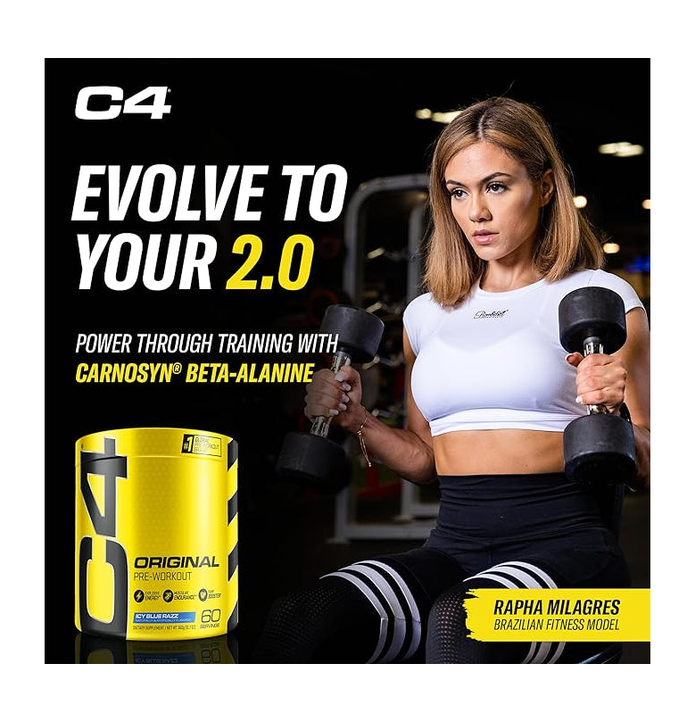 CELLUCOR C4 Original Pre-Workout - Fruit Punch 60 servings - - Pre-Workout
