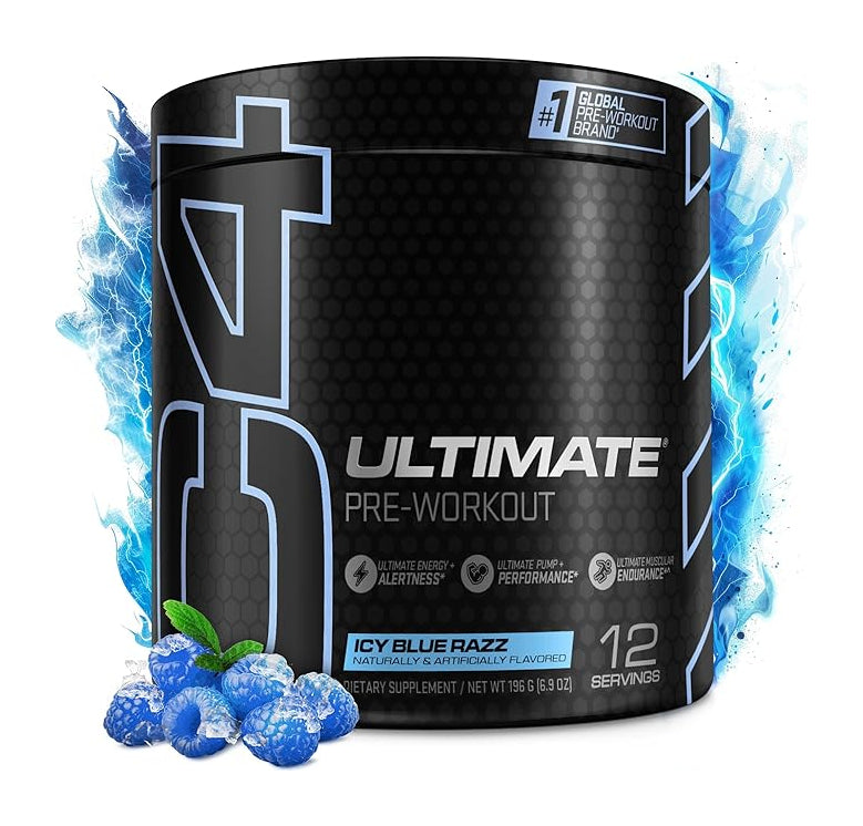 CELLUCOR C4 Ultimate Pre-Workout Icy Blue Razz / 12 servings / -