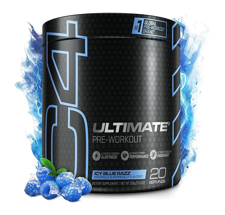 CELLUCOR C4 Ultimate Pre-Workout Icy Blue Razz / 20 servings / -