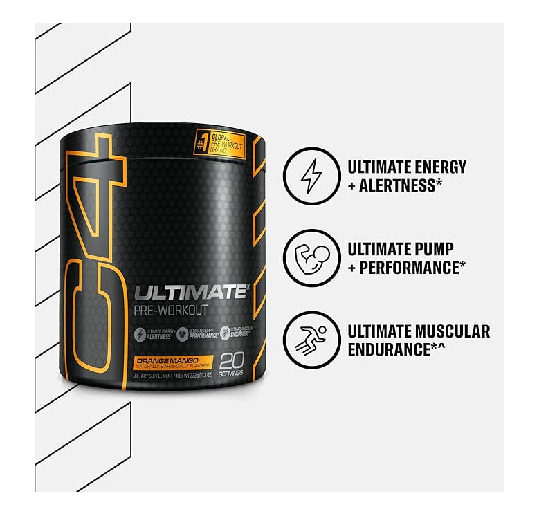 CELLUCOR C4 Ultimate Pre-Workout Orange Mango / 20 servings / -