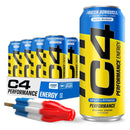 CELLUCOR C4 Energy (Carbonated) RTD - Frozen Bombsicle 12-pack - Energy Drinks
