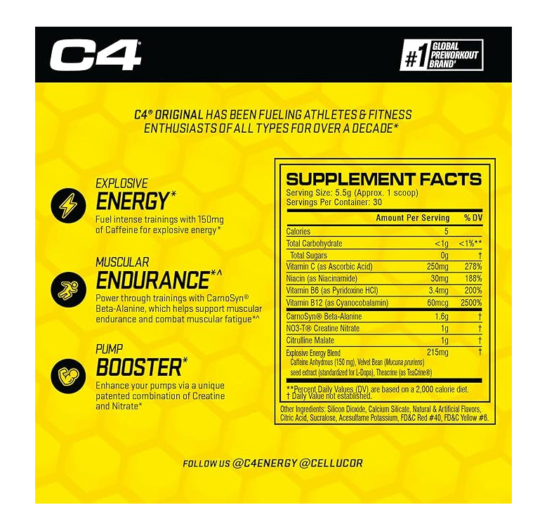 CELLUCOR C4 Sport Original Strawberry Watermelon / 30 servings