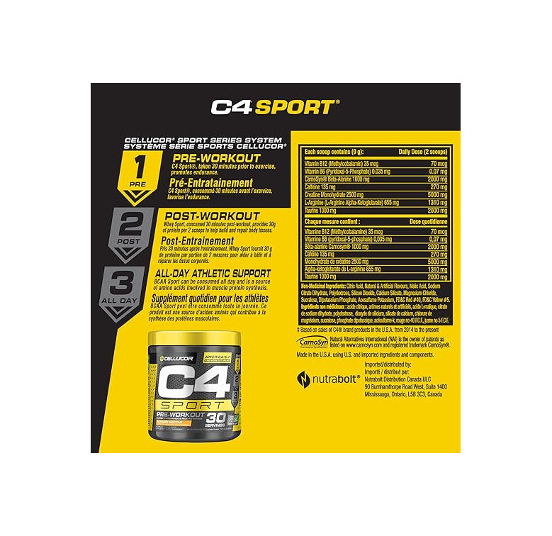 CELLUCOR C4 Sport Original Mango Nectar / 30 servings