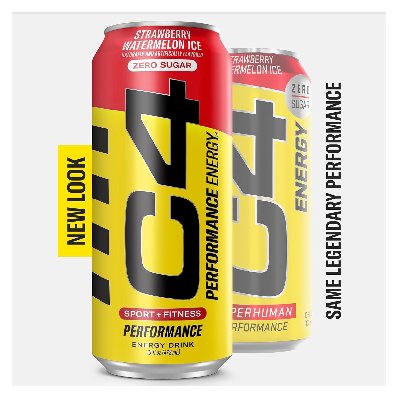 CELLUCOR C4 Energy (Carbonated) RTD Strawberry-Watermelon Ice / 12-pack / -