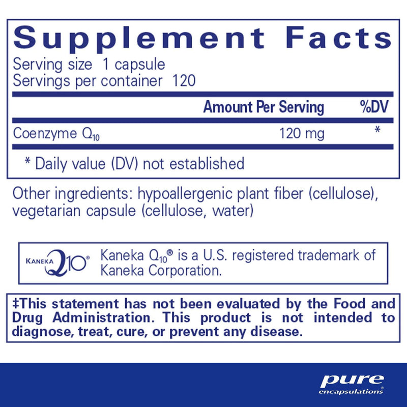 Pure Encapsulations CoQ10 120 mg  60 capsules / -