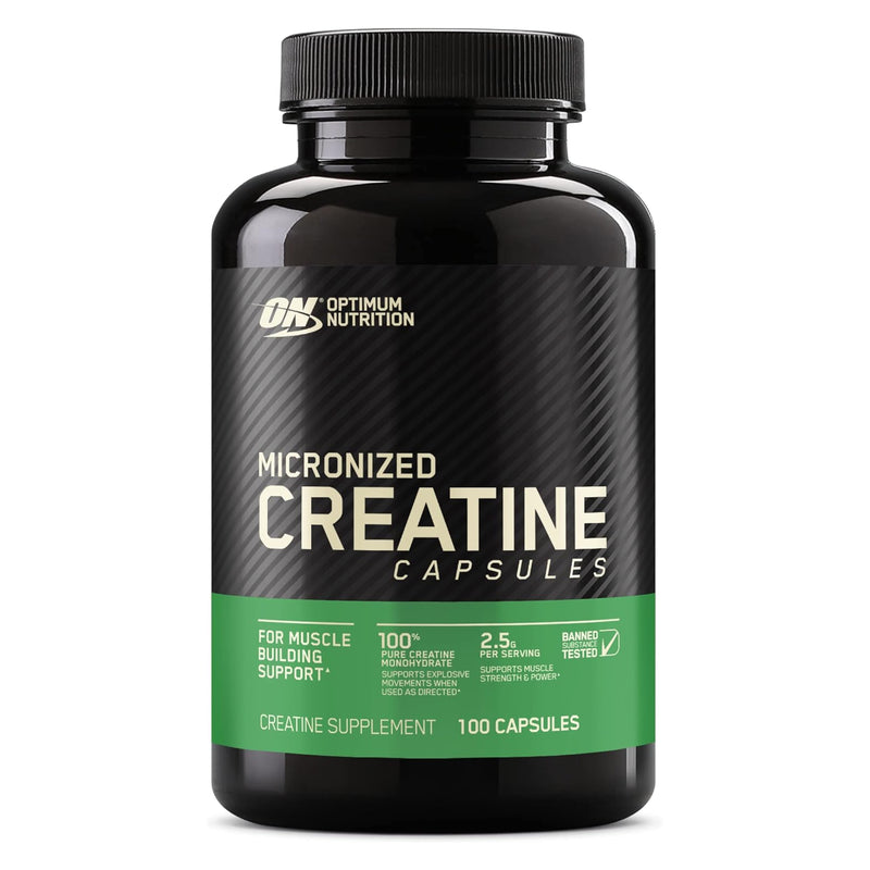 Optimum Nutrition Micronized Creatine Capsules 100 capsules