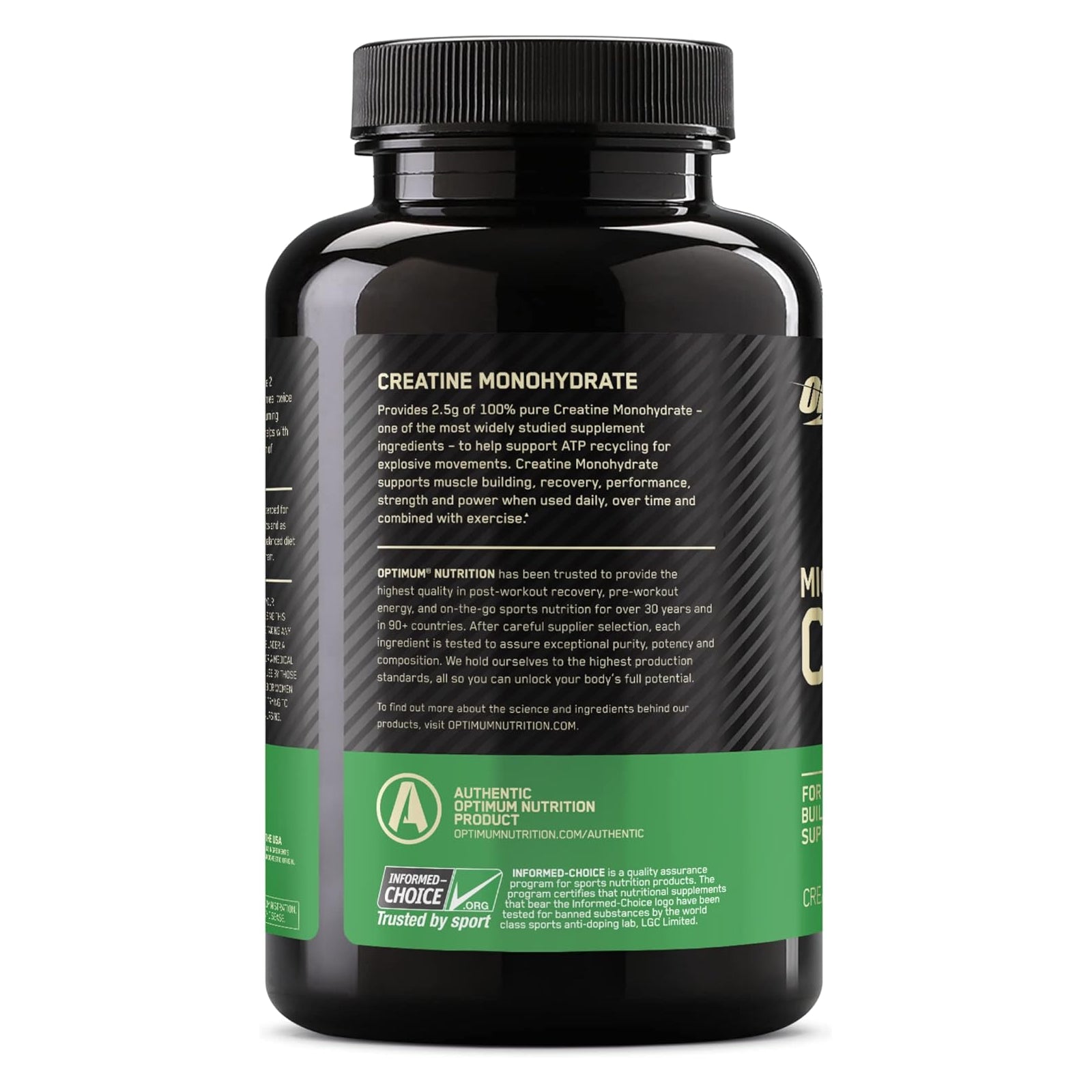 Optimum Nutrition Micronized Creatine Capsules 100 capsules