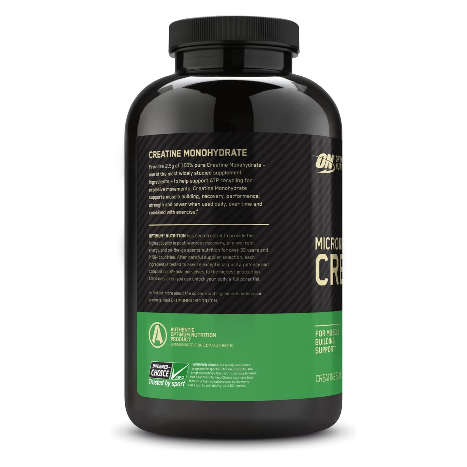 Optimum Nutrition Micronized Creatine Capsules 200 capsules