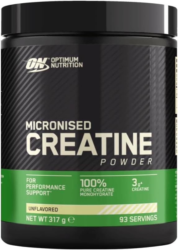 Optimum Nutrition Micronized Creatine Powder, Unflavored, 317g, 93 servings, SNS Health, Creatine