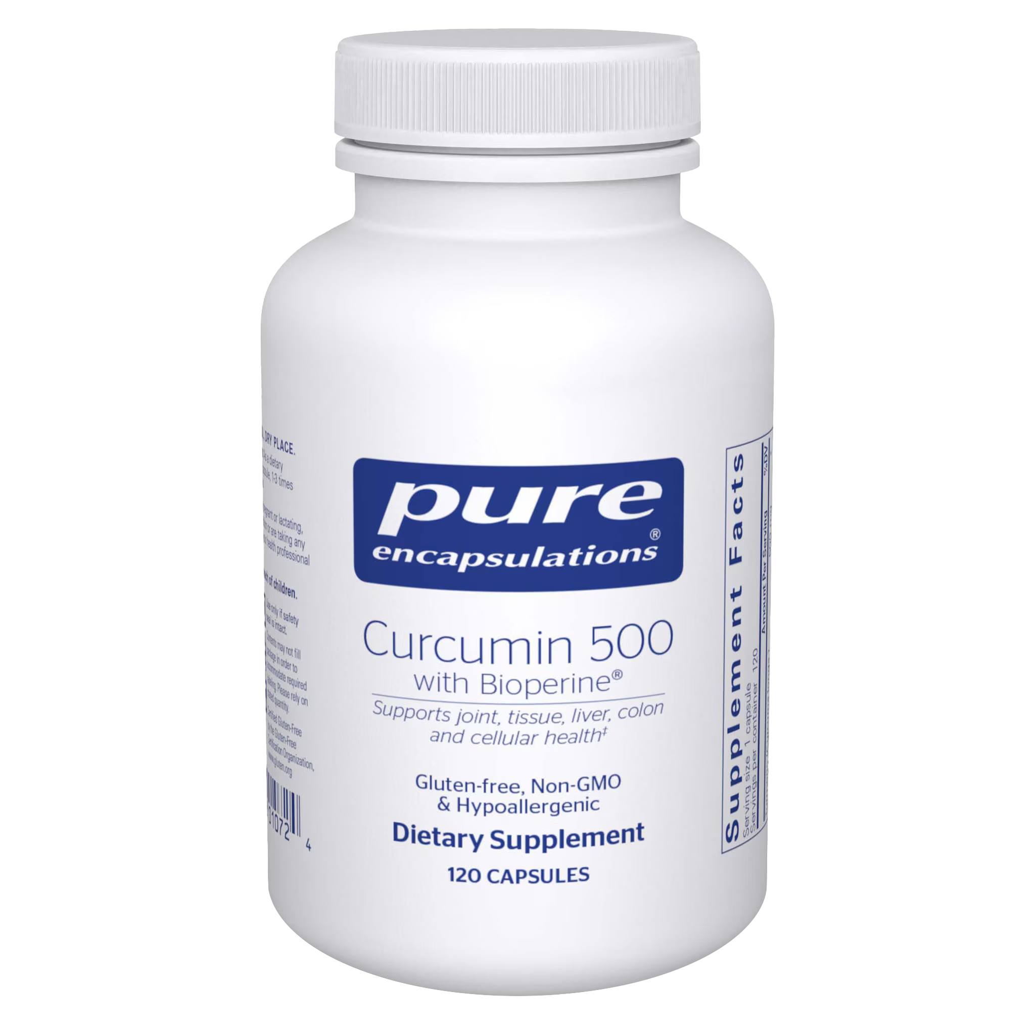 Pure Encapsulations Curcumin 500 with Bioperine 60 capsules