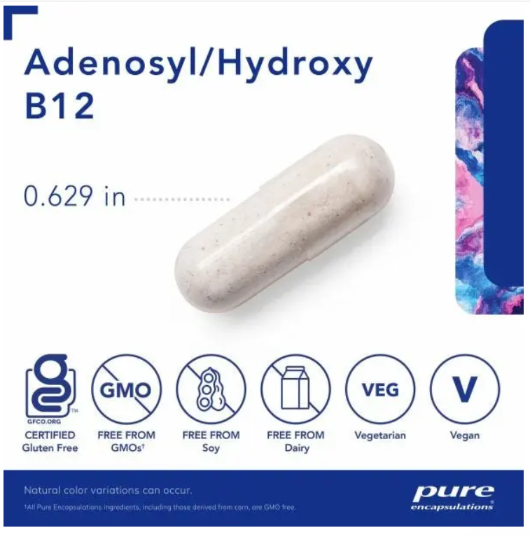 Pure Encapsulations Adenosyl/Hydroxy B12  
