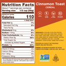 Catalina Crunch Keto Cereal - Cinnamon Toast 255g - Cereals