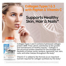 Doctor's Best Collagen Types 1 & 3 1000mg With Peptan & Vitamin C - 180 Tablets - Collagen