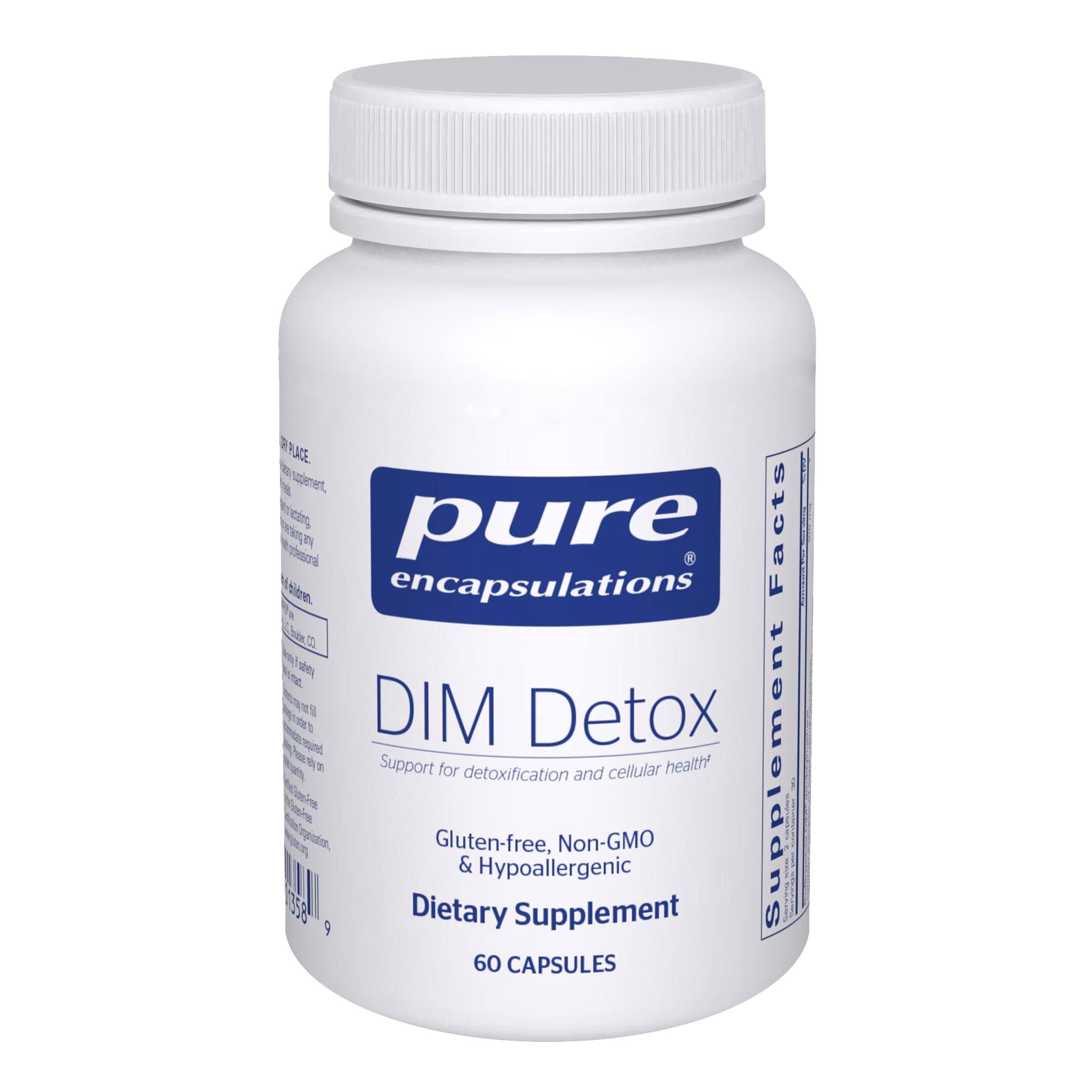 Pure Encapsulations Dim & Detox  60 capsules