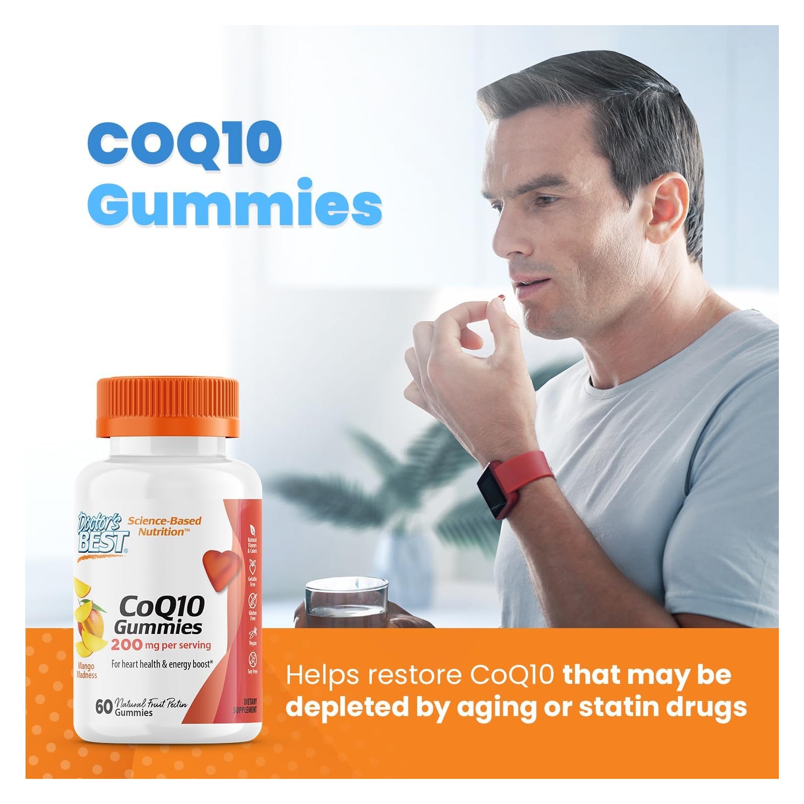 Doctors Best Coq10 Gummies 200 Mg 60 Gummies