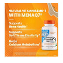 Doctor's Best Natural Vitamin K2 Mk-7 With Menaq7 45Mcg - 60 vegetarian capsules - Vitamin K
