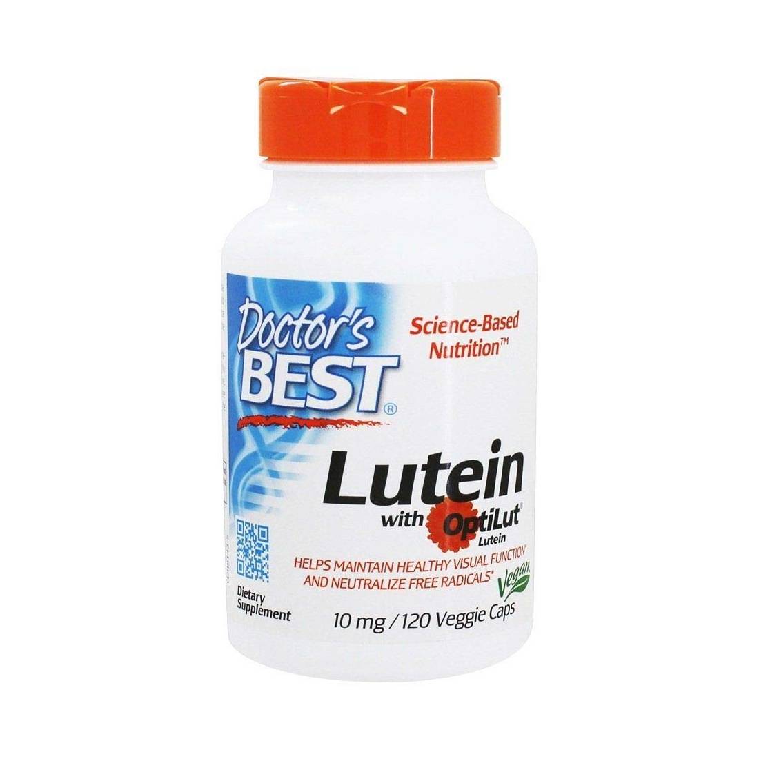 Doctor's Best Lutein From Optilut, 10 Mg 120 vegetarian Capsules / -