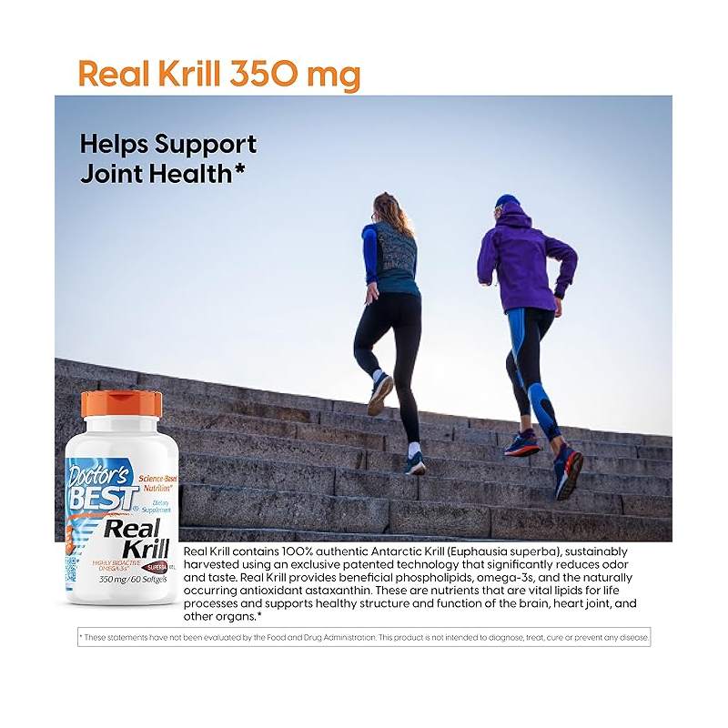 Doctor's Best Real Krill, 350 Mg 60 Softgels / -