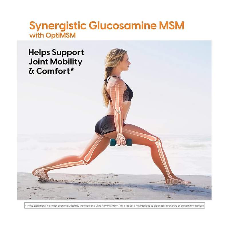 Doctor's Best Synergistic Glucosamine MSM Formula 180 Capsules