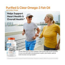 Doctor's Best Purified & Clear Omega 3 Fish Oil With Goldenomega, 1,000 Mg - 120 Softgels - Omega 3