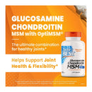 Doctor's Best Glucosamine Chondroitin MSM With OptiMSM - 240 Capsules - - Joint Health