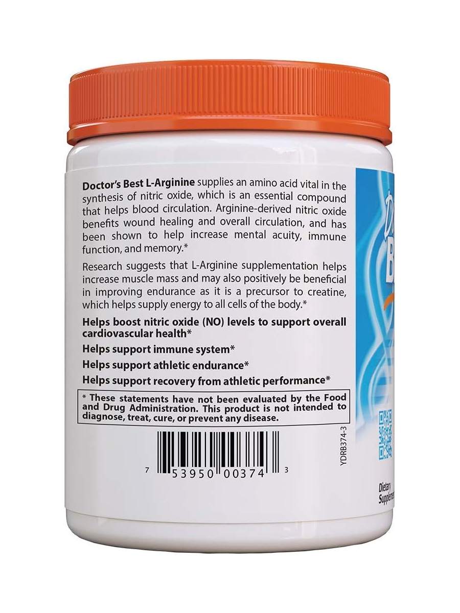 Doctor's Best Pure L-Arginine Powder 300g