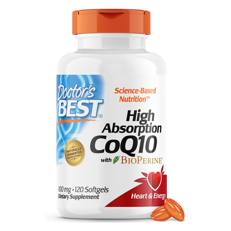 Doctors Best High Absorption Coq10 100 Mg 120 Softgels