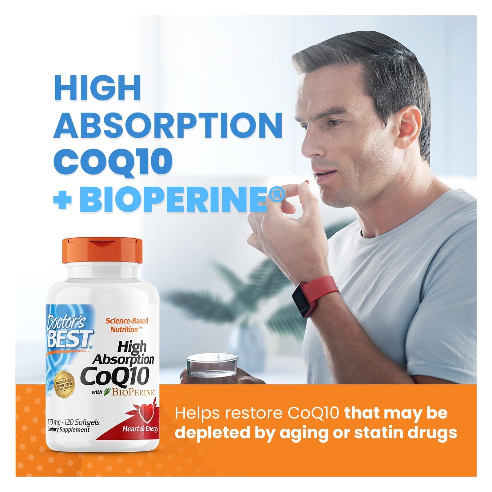 Doctors Best High Absorption Coq10 100 Mg 120 Softgels