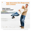 Doctor's Best High Absorption Zinc Bisglycinate, 100% Chelated, 50 Mg - 90 vegetarian Capsules - Minerals