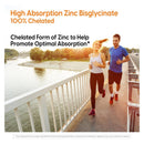 Doctor's Best High Absorption Zinc Bisglycinate, 100% Chelated, 50 Mg - 90 vegetarian Capsules - Minerals