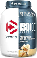 Dymatize ISO100 Hydrolyzed Whey Protein Isolate - Vanilla 3lbs - - Protein Powder