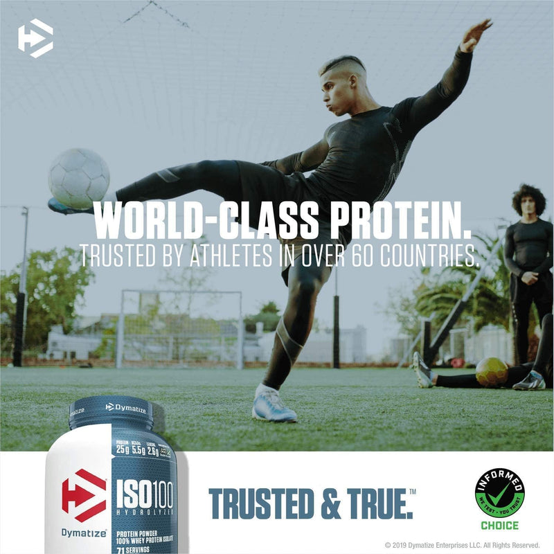 Dymatize ISO100 Hydrolyzed Whey Protein Isolate - Vanilla 3lbs - Protein Powder