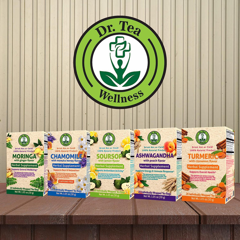 Dr. Tea Ashwagandha With Peach Flavor - Peach 1.5G x 20 - Tea