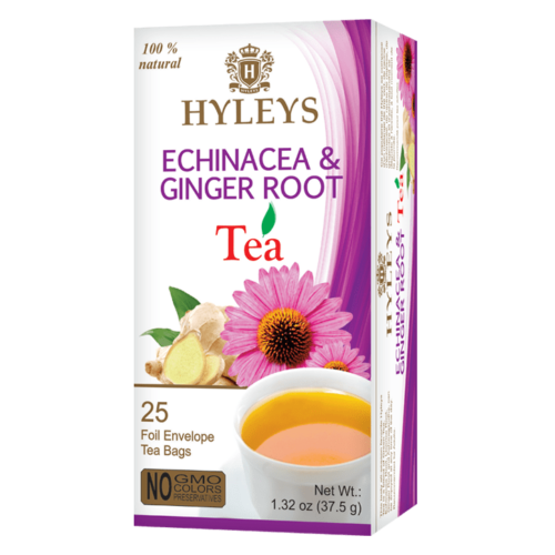 Hyleys Echinacea & Ginger Root Tea - - Tea