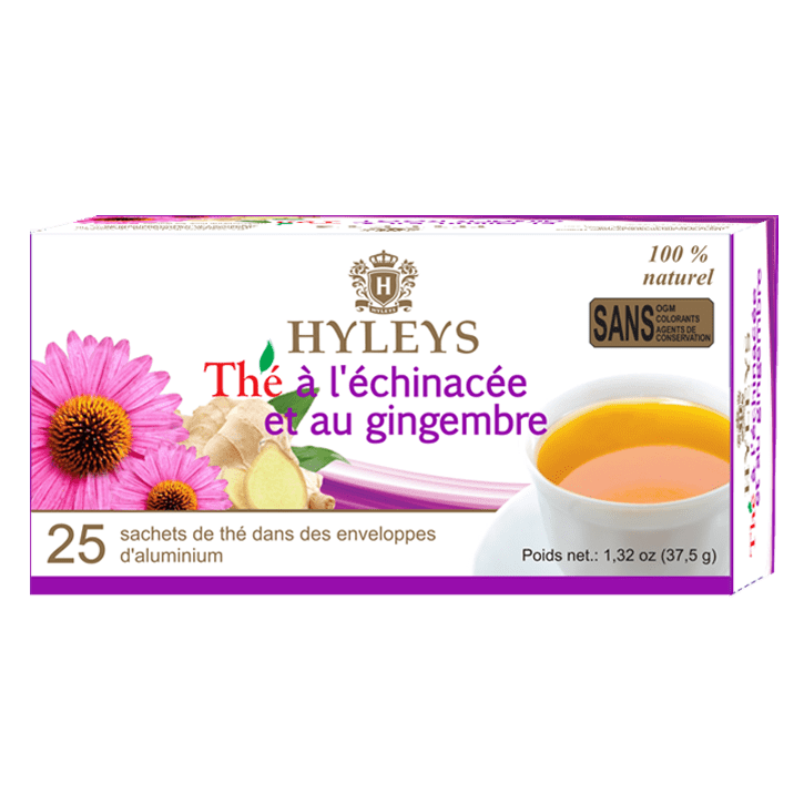 Hyleys Echinacea & Ginger Root Tea - - Tea