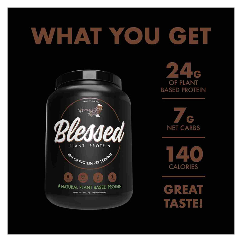 EHP Labs Blessed Plant Protein Chocolate Mylk / 30 Servings