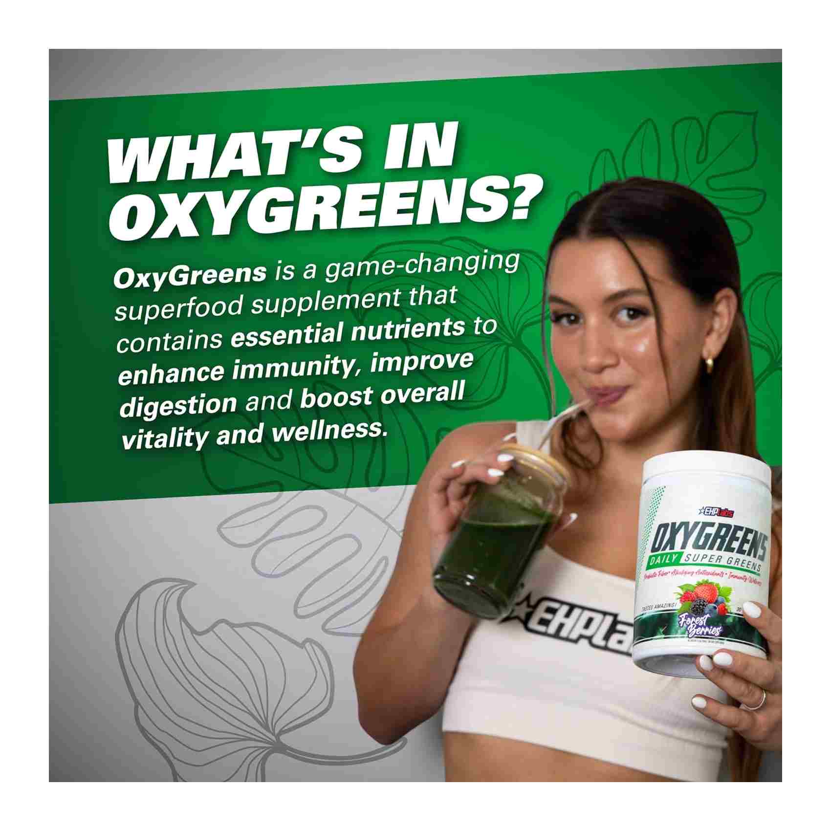 EHP Labs OxyGreens Strawberry Margarita / 30 Servings