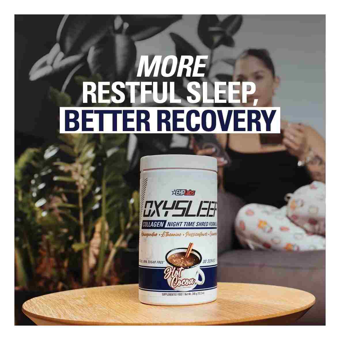 EHP Labs OxySleep Collagen Hot Chocolate / 30 Servings