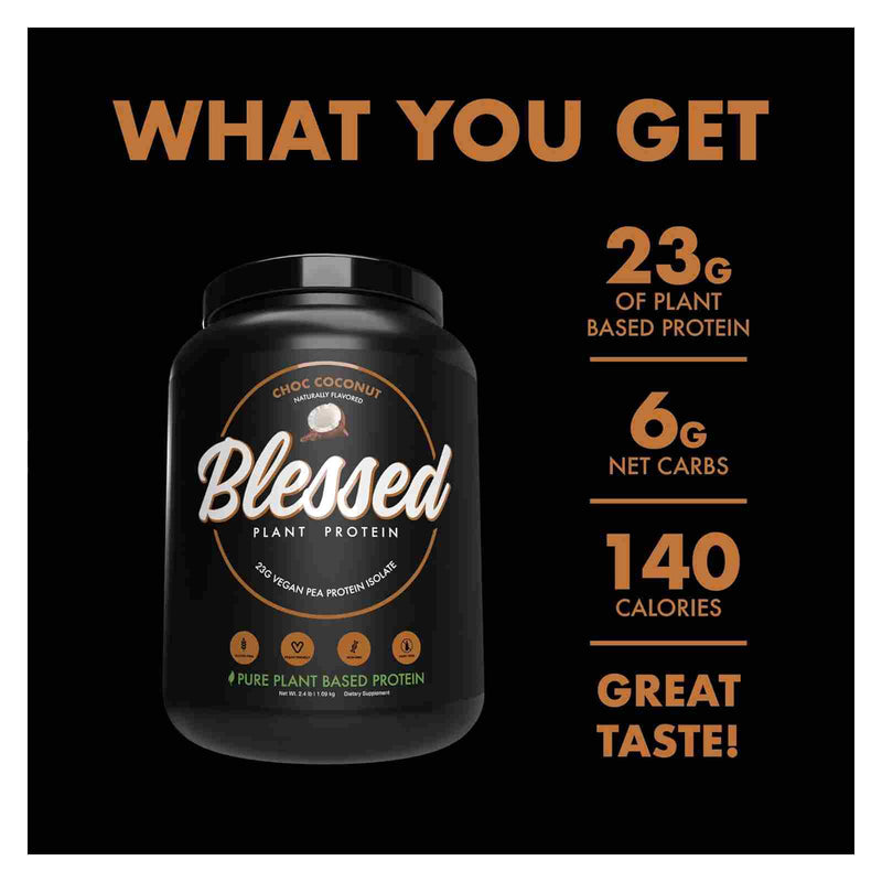 EHP Labs Blessed Plant Protein Choc Coconut / 30 Servings