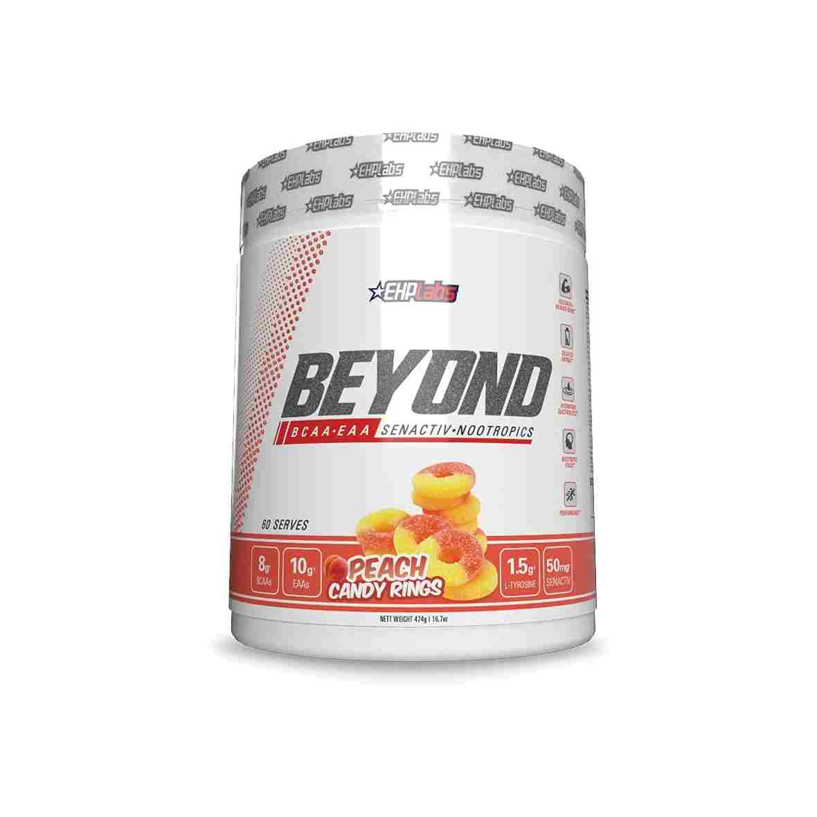 EHP Labs Beyond BCAA+EAA Peach Candy Rings / 60 servings