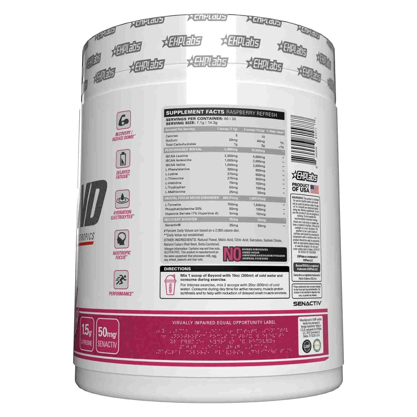 EHP Labs Beyond BCAA+EAA Dragon Fruit / 60 servings