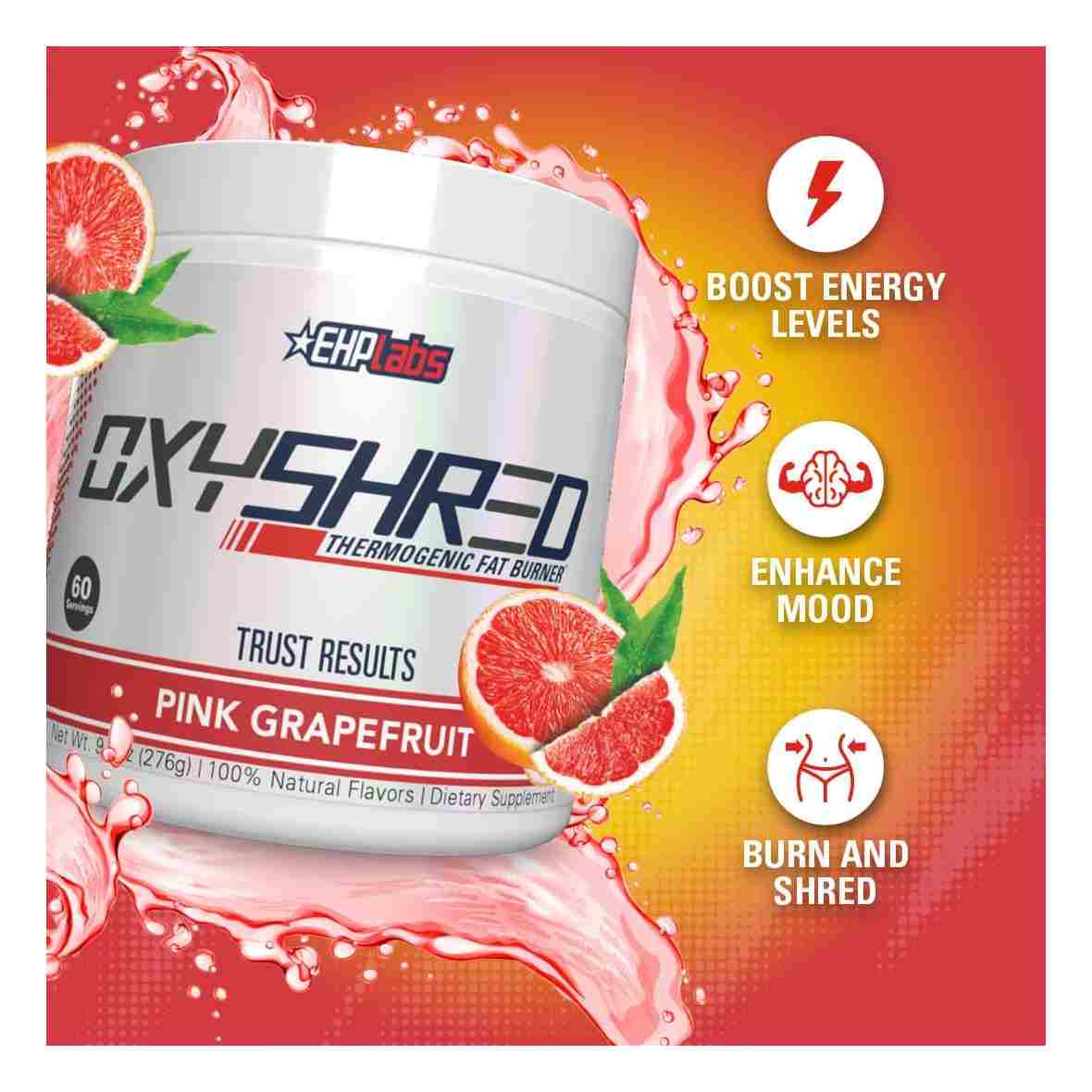 EHP Labs OxyShred Ultra Concentration Pink Grapefruit / 60 servings