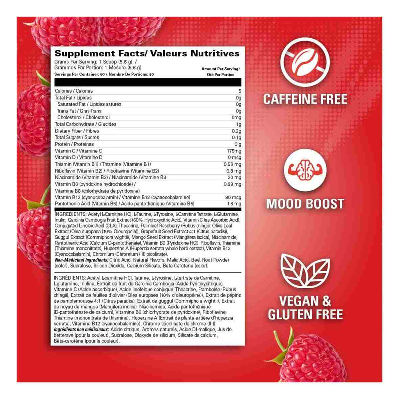 EHP Labs OxyShred Non-Stim Raspberry Kisses / 60 servings