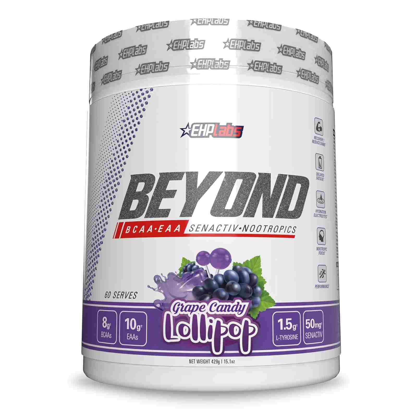 EHP Labs Beyond BCAA+EAA Grape Candy Lollipop / 60 servings