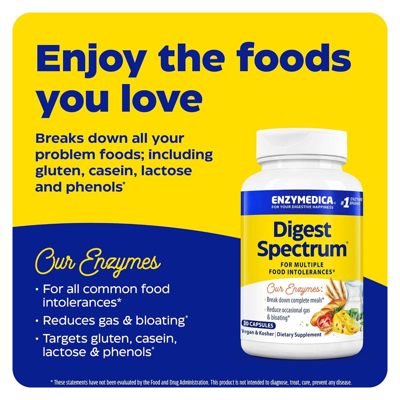 Enzymedica Digest Spectrum - 30 Capsules - Enzymes