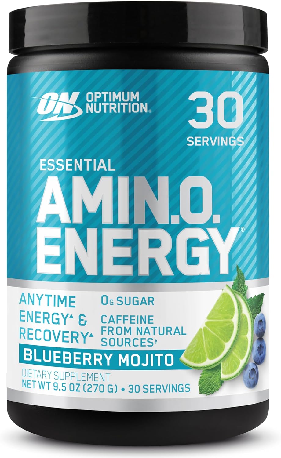 Optimum Nutrition Essential AMIN.O. Energy - Blueberry Mojito 30 Servings - Amino Acids