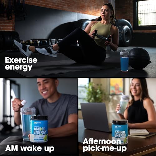 Optimum Nutrition Essential AMIN.O. Energy - Blueberry Mojito 30 Servings - Amino Acids